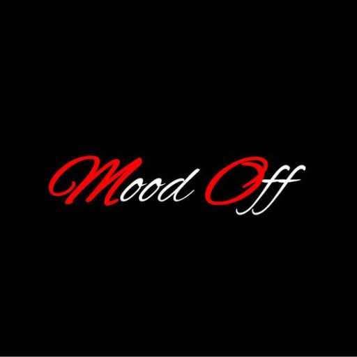 a black background with a red word that says,'mad off '