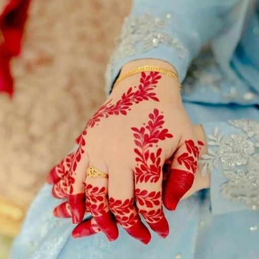 a close up of a woman's hands with hennap (2)