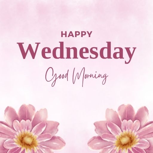 a greeting card with two pink flowers on a pink background