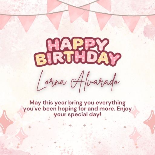 a happy birthday card with a pink background