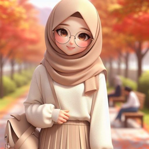 a woman wearing a hijab and holding a purse