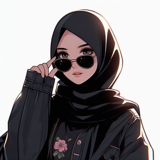 a woman wearing a hijab and sunglasses