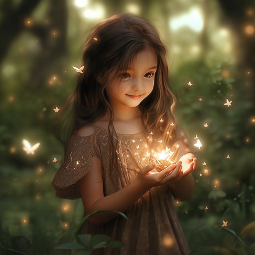 a little girl holding a sparkler in her hands