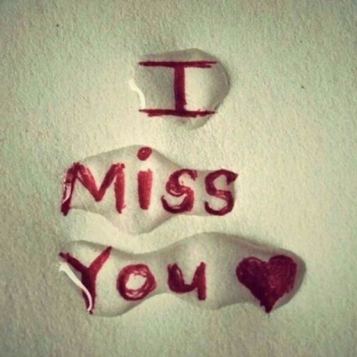 a piece of paper that says i miss you