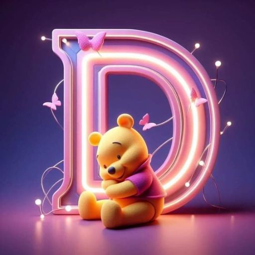 a winnie the pooh light up letter