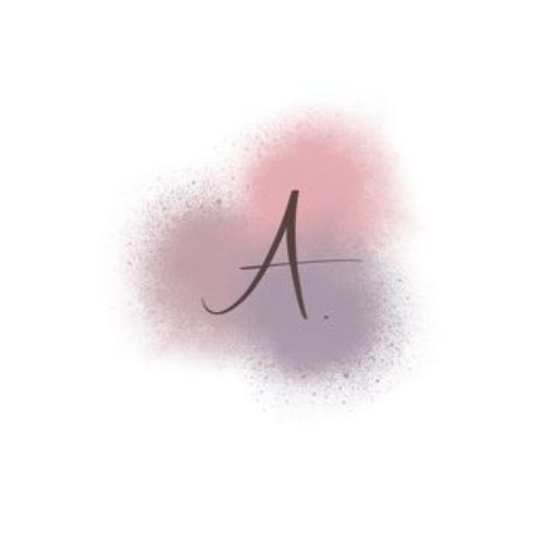 the letter a is written in black ink on a white background