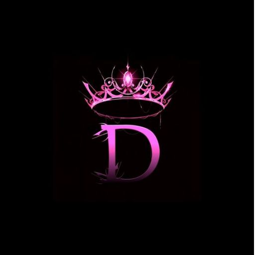 the letter d with a crown on top of it