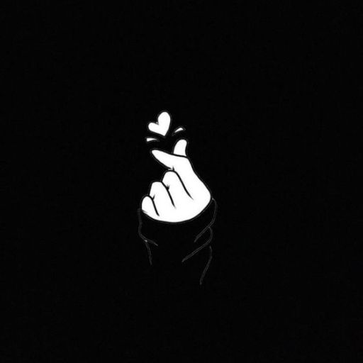 A stylized white line art of a hand making a snapping gesture against a black background