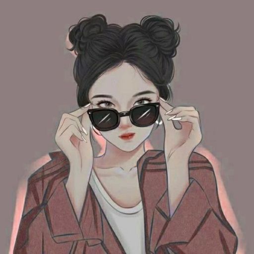 Illustration of a person with a messy bun wearing a plaid jacket