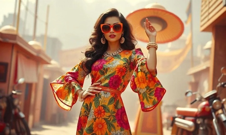 The Glamorous 70s Bollywood Retro Fashion 