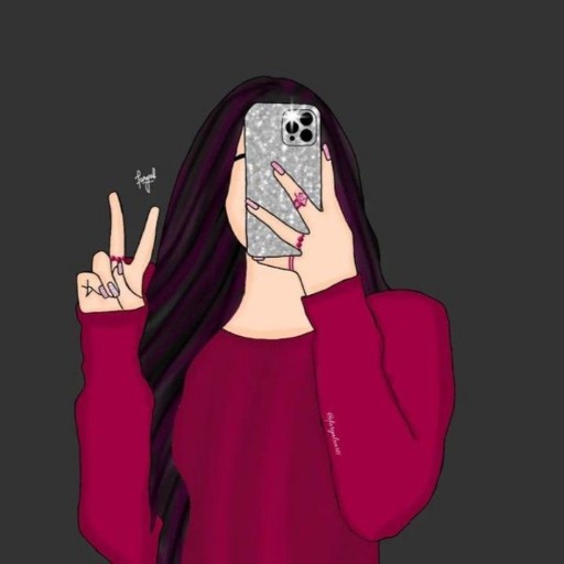 Instagram Cartoon DP for Girls1