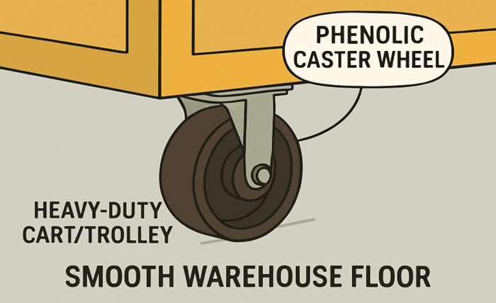 A Deep Dive into Phenolic Caster Wheels: Why They Are Essential for Heavy-Duty Equipment