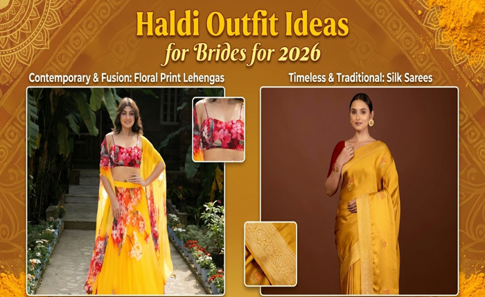 Haldi Outfits Ideas for Brides for 2026 